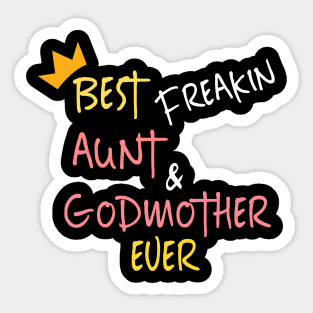 Funny BAE Best Aunt Ever Sticker